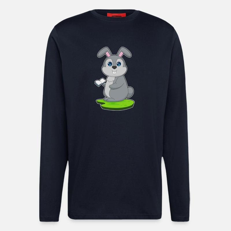 Hase Buch - Langarmshirt - made by SPREAD  - DARK NAVY