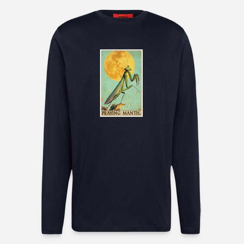 Gottesanbeterinnen Gottesanbeterin - Langarmshirt - made by SPREAD  - DARK NAVY