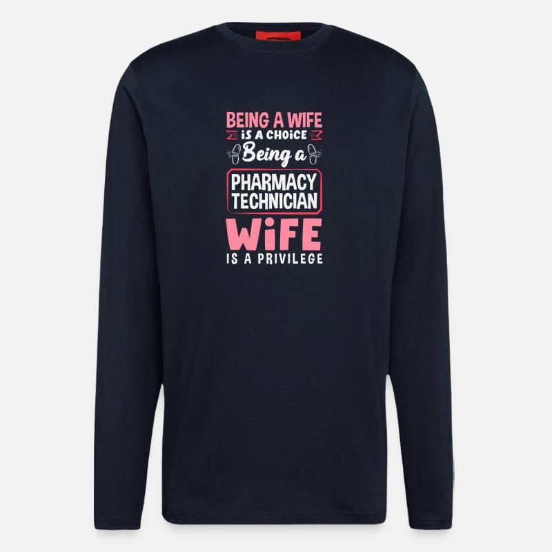 Apotheker Pharmazeutisch-technischer - Langarmshirt - made by SPREAD  - DARK NAVY