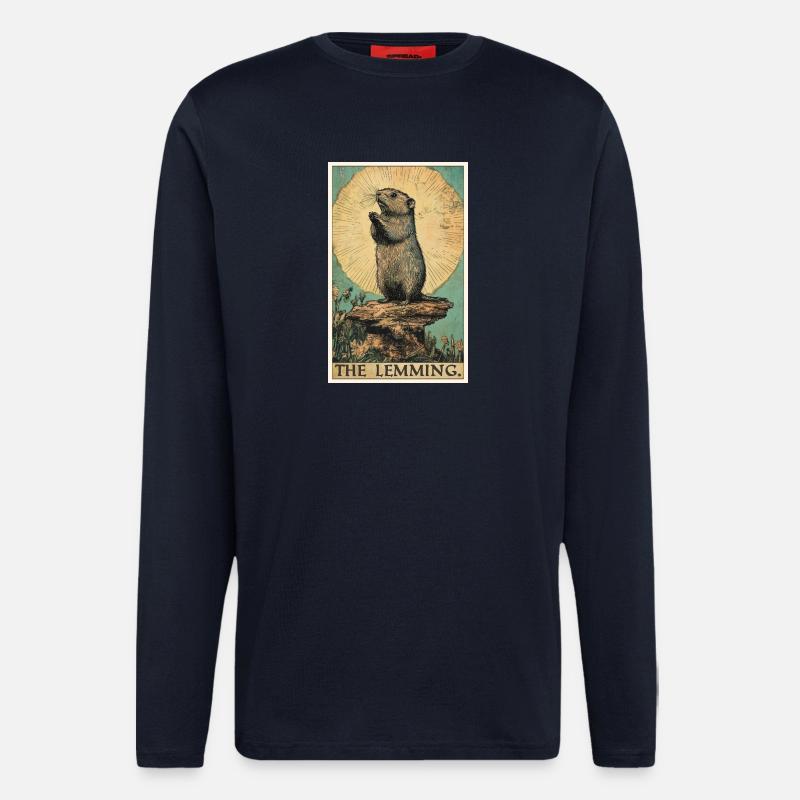 Lemminge Lemming - Langarmshirt - made by SPREAD  - DARK NAVY