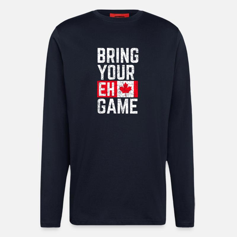 Bring Your Eh Game - Longsleeve - made by SPREAD - DARK NAVY