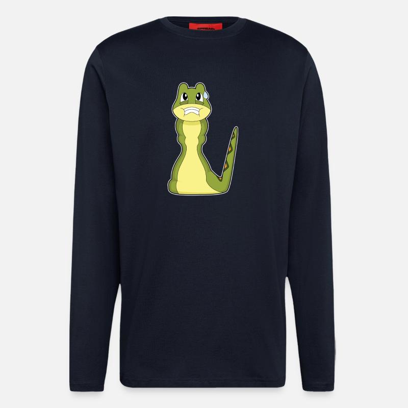 Snake Chess Board Game - Longsleeve - made by SPREAD - DARK NAVY