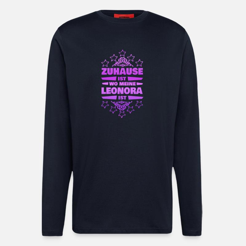 Ehefrau Leonora - Langarmshirt - made by SPREAD  - DARK NAVY