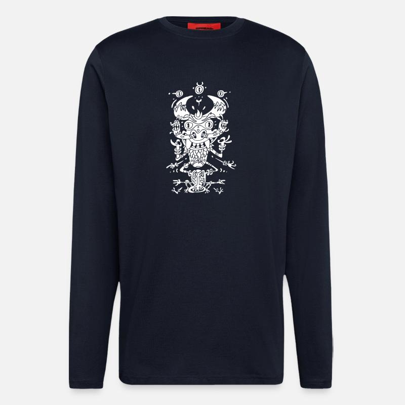 demon1 - Langarmshirt - made by SPREAD  - DARK NAVY