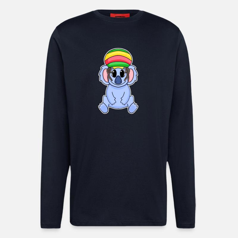 Rasta Koala - Langarmshirt - made by SPREAD  - DARK NAVY