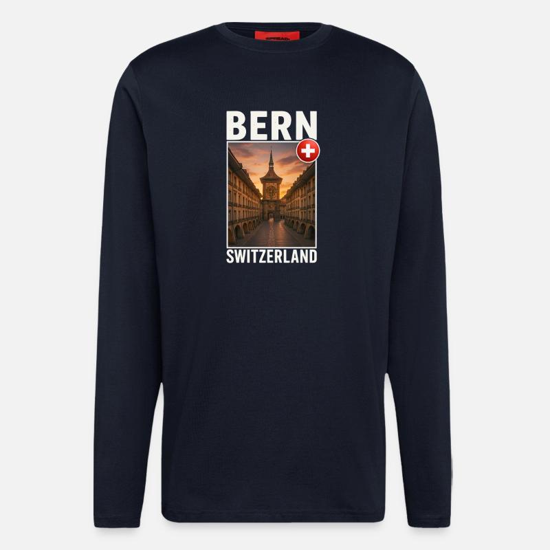 Bern - Langarmshirt - made by SPREAD  - DARK NAVY