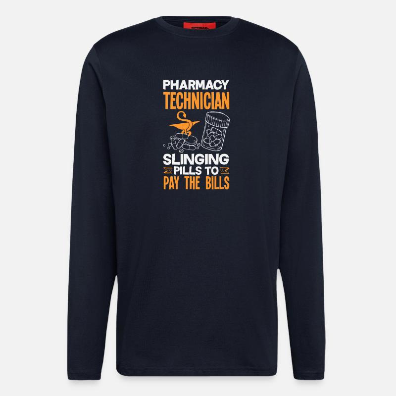 Apotheker Pharmazeutisch-technischer - Langarmshirt - made by SPREAD  - DARK NAVY