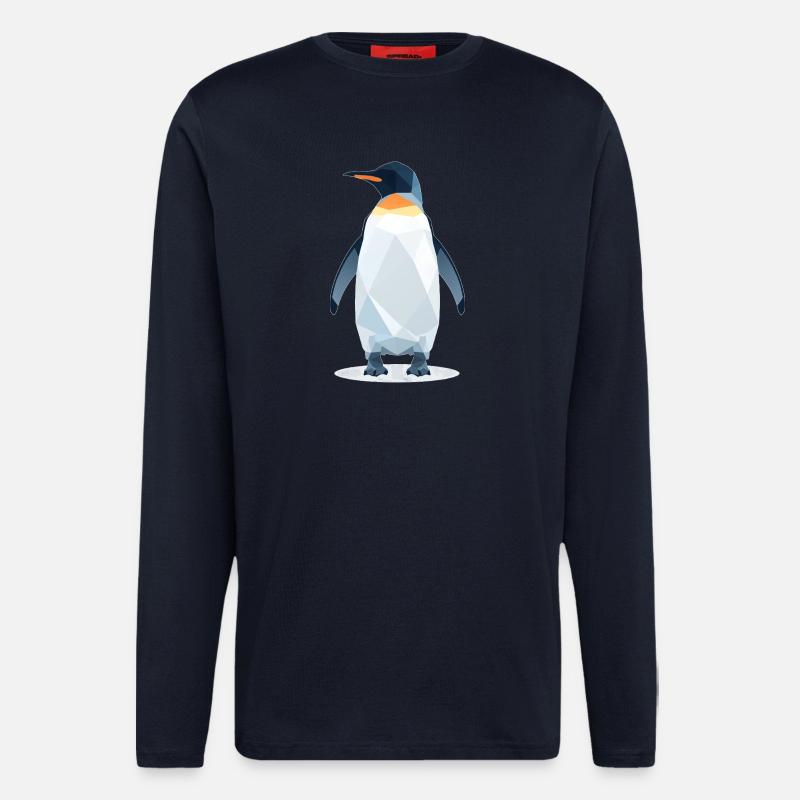 Pinguin Style - Langarmshirt - made by SPREAD - DARK NAVY