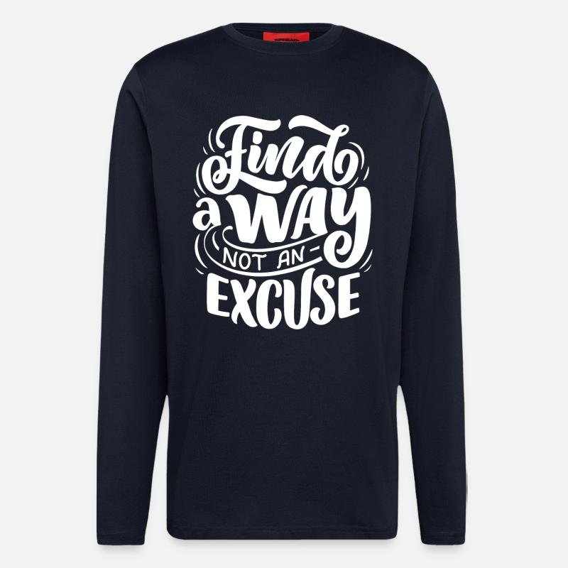 Find a way - Langarmshirt - made by SPREAD  - DARK NAVY