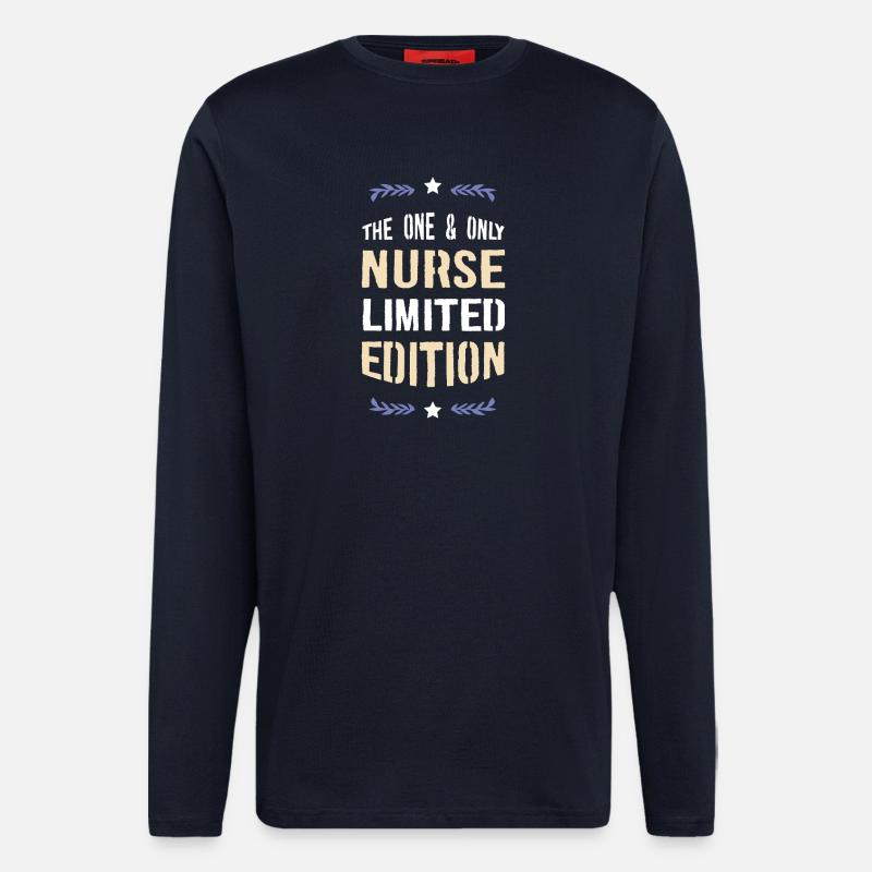 Krankenschwester Limitierte Edition - Langarmshirt - made by SPREAD  - DARK NAVY