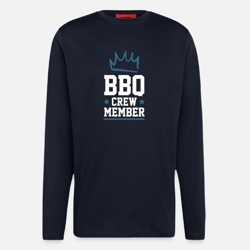 Bbq Crew - Longsleeve - made by SPREAD  - DARK NAVY
