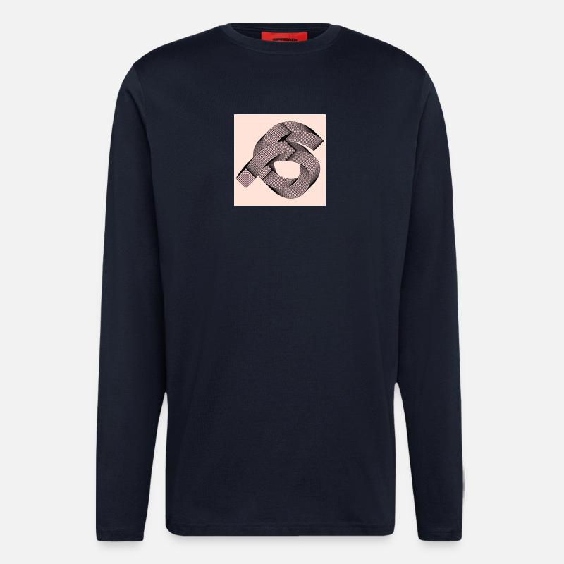 Graphic pattern - Longsleeve - made by SPREAD  - DARK NAVY