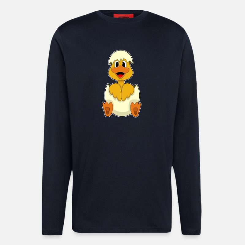 Duck egg - Longsleeve - made by SPREAD - DARK NAVY