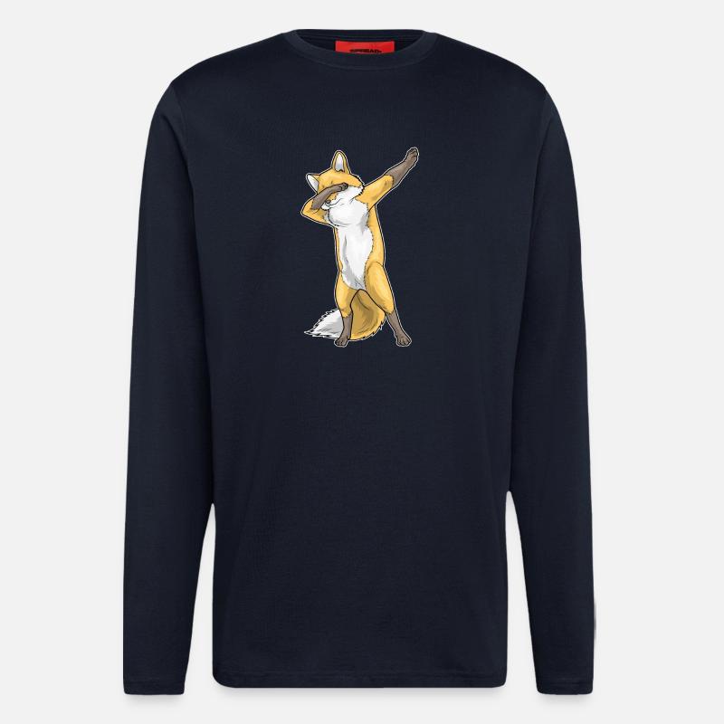 Fox Hip Hop Dance - Longsleeve - made by SPREAD - DARK NAVY