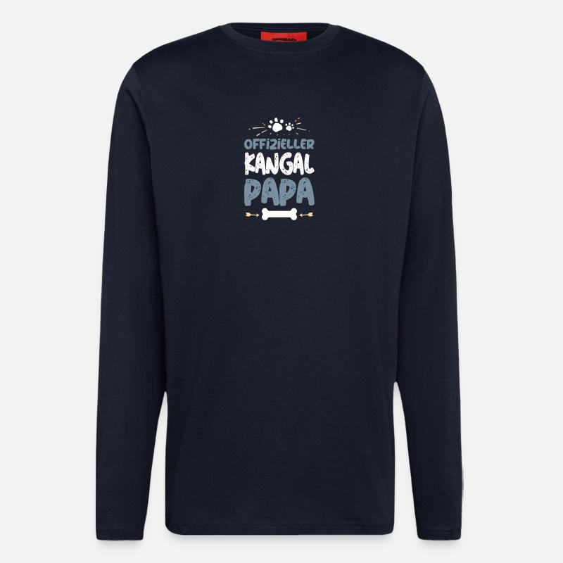 Offizieller Kangal Papa - Langarmshirt - made by SPREAD  - DARK NAVY