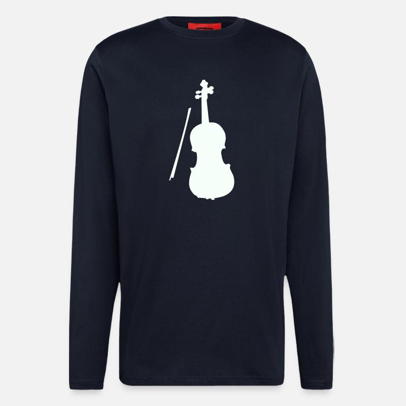 Violin Violin - Longsleeve - made by SPREAD  - DARK NAVY