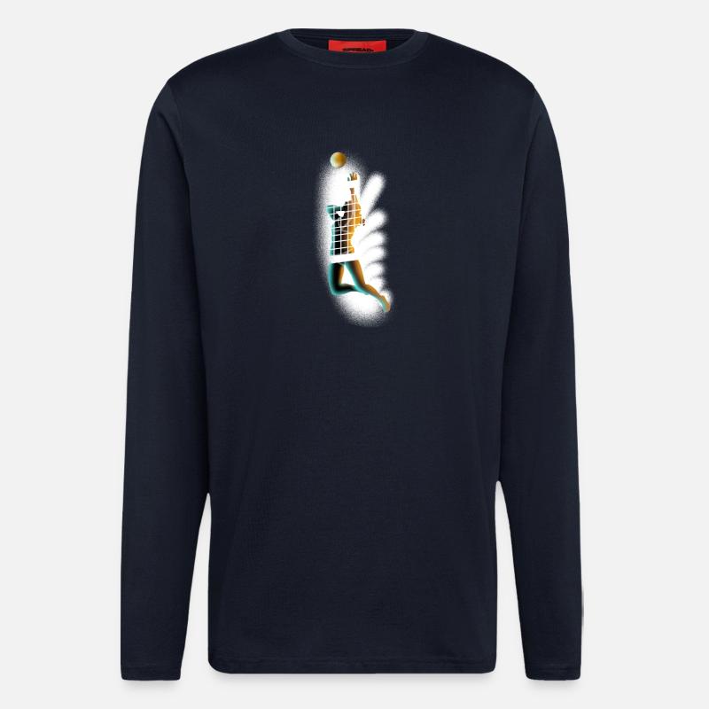 Volleyball - Langarmshirt - made by SPREAD  - DARK NAVY