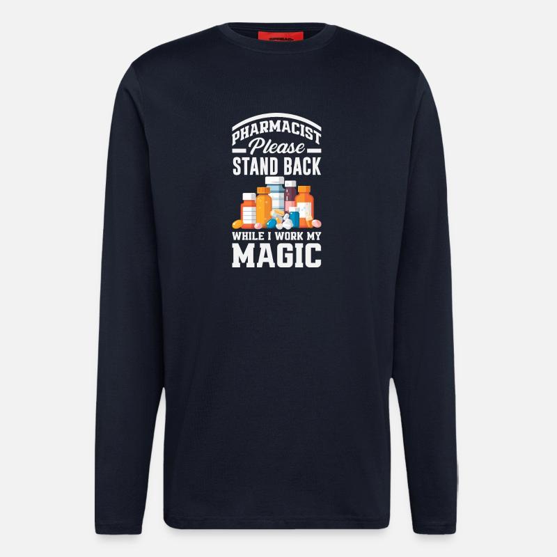 Apotheker Pharmazeutisch-technischer - Langarmshirt - made by SPREAD  - DARK NAVY