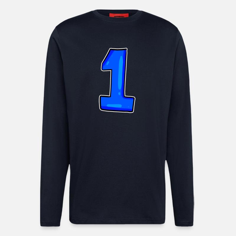 1 blau - Langarmshirt - made by SPREAD  - DARK NAVY