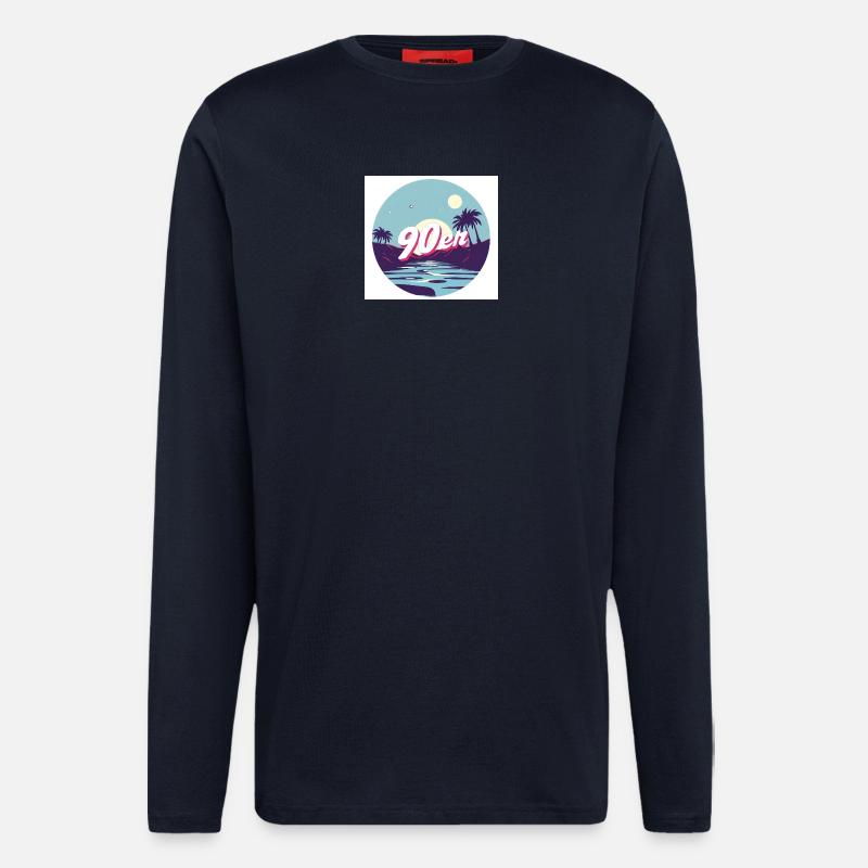 90‘s Summer - Langarmshirt - made by SPREAD  - DARK NAVY