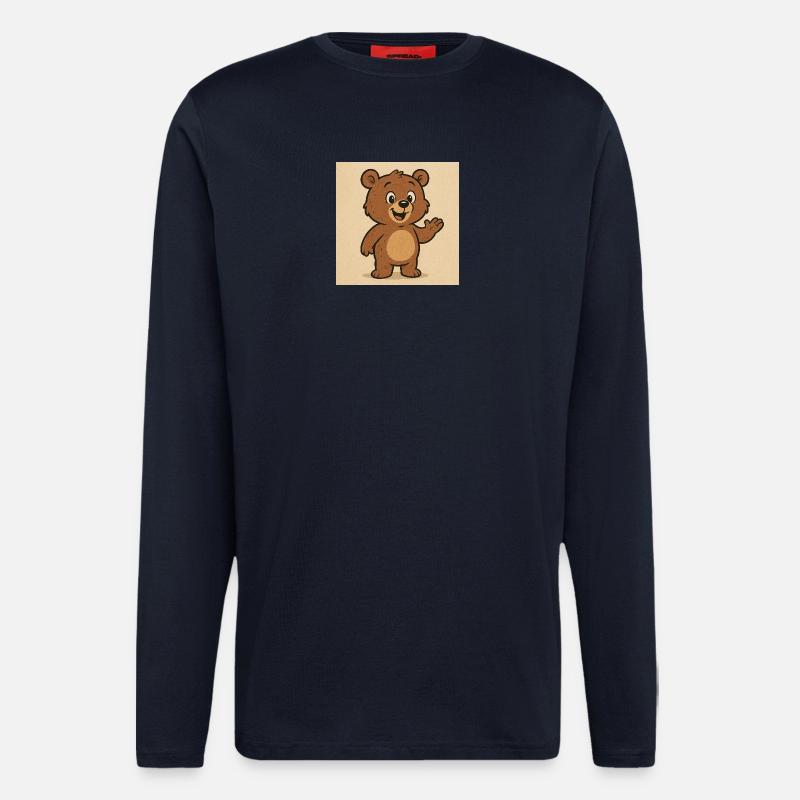 Cute Bear - Longsleeve - made by SPREAD  - DARK NAVY