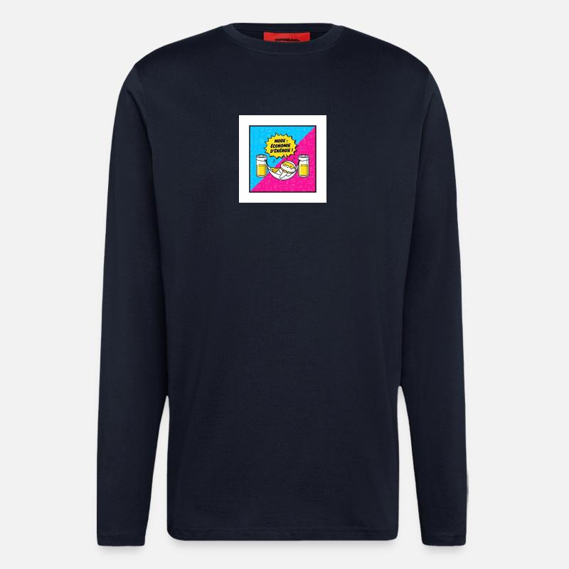 Hammock Power Saving Mode - Longsleeve - made by SPREAD  - DARK NAVY
