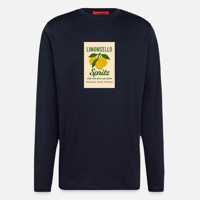 Limoncello Spritz - Langarmshirt - made by SPREAD  - DARK NAVY