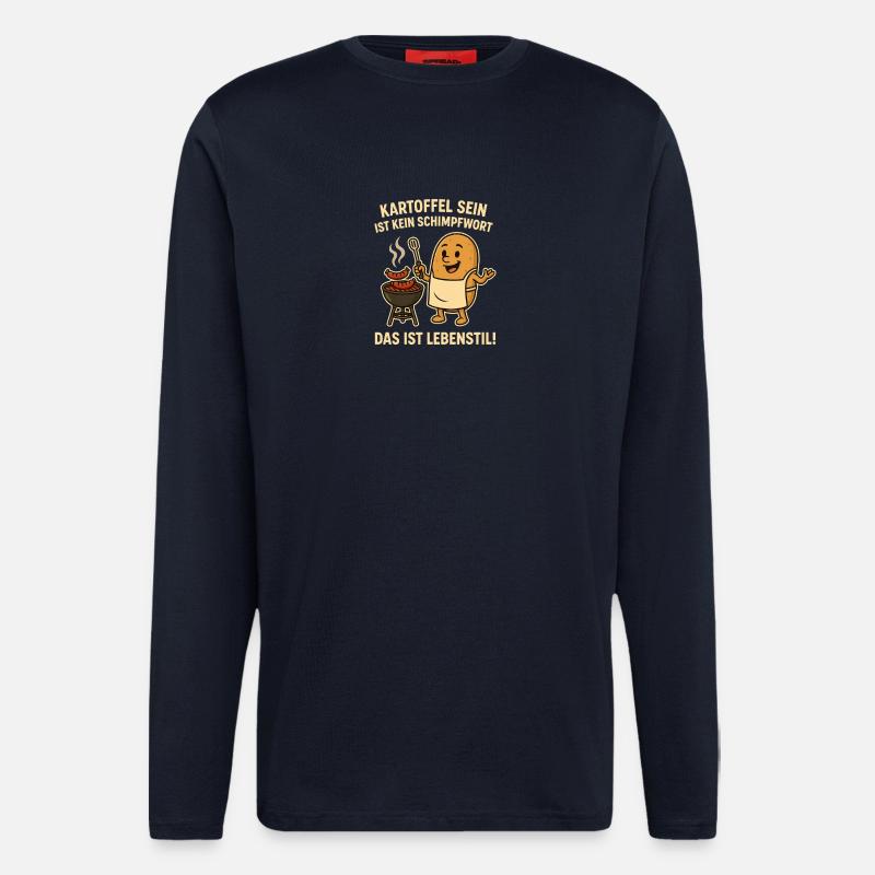 Kartoffel sein - Langarmshirt - made by SPREAD - DARK NAVY