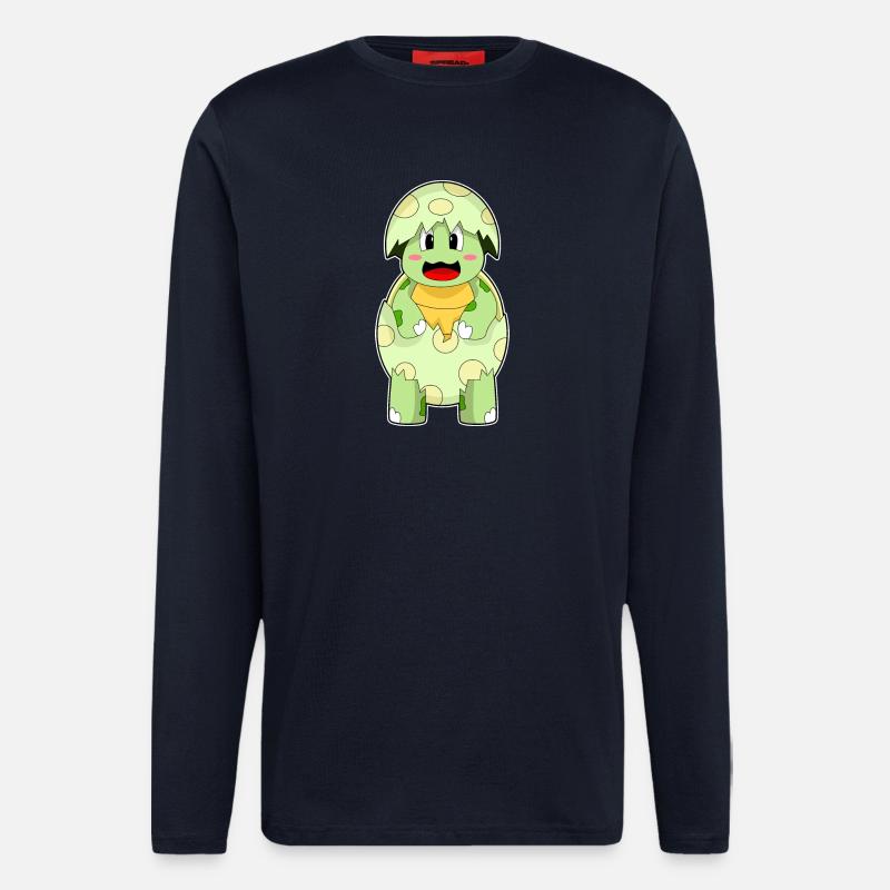 Turtle Eggshell - Longsleeve - made by SPREAD - DARK NAVY