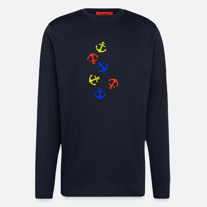 Anker Bunt - Langarmshirt - made by SPREAD  - DARK NAVY