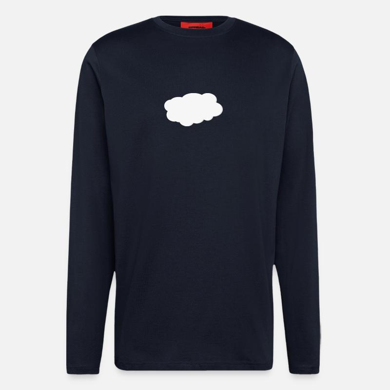 Cloud - Longsleeve - made by SPREAD  - DARK NAVY