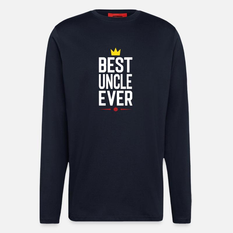 Best Onkel aller Zeiten - Langarmshirt - made by SPREAD  - DARK NAVY