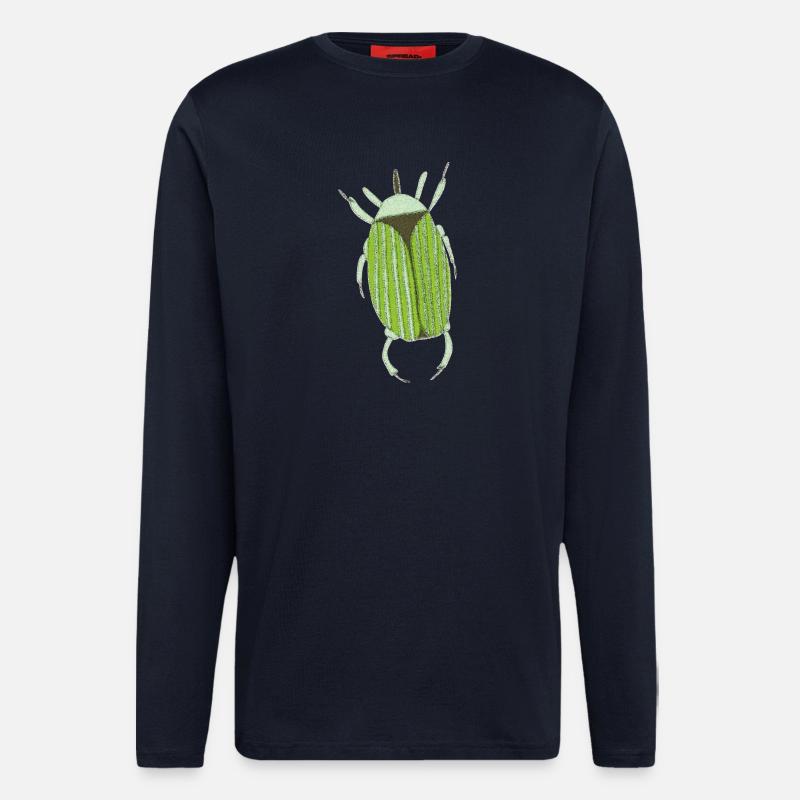 Insekt impressionismus - Langarmshirt - made by SPREAD  - DARK NAVY