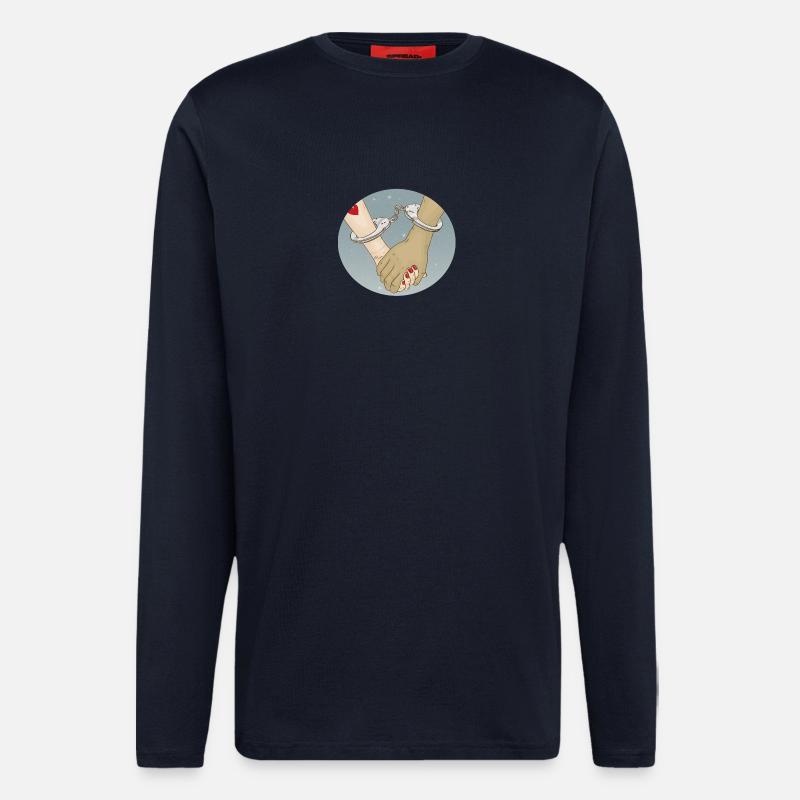 Handcuffs - Langarmshirt - made by SPREAD  - DARK NAVY