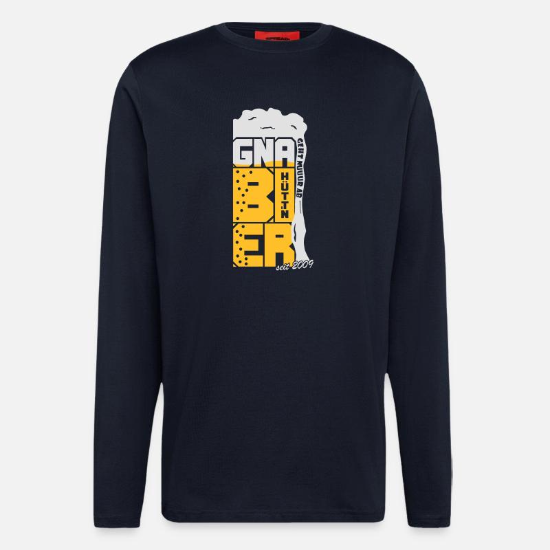 GNA Bier - Langarmshirt - made by SPREAD  - DARK NAVY