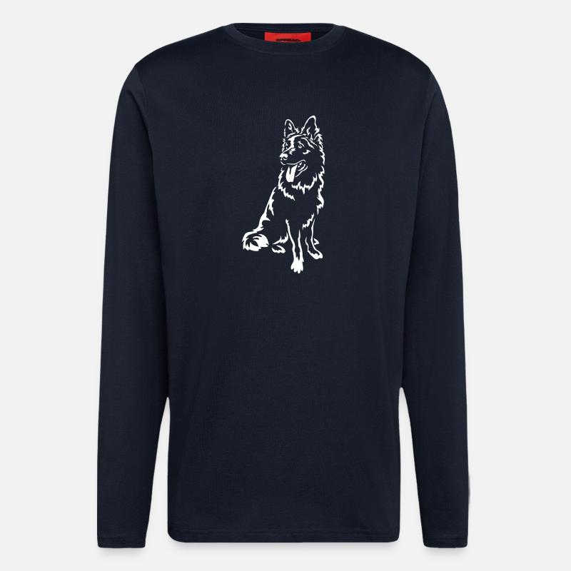 Swiss Shepherd "Black Edition" - Longsleeve - made by SPREAD - DARK NAVY
