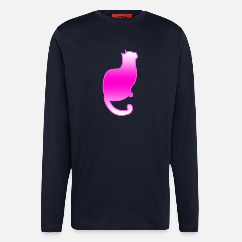 Cat - Longsleeve - made by SPREAD  - DARK NAVY
