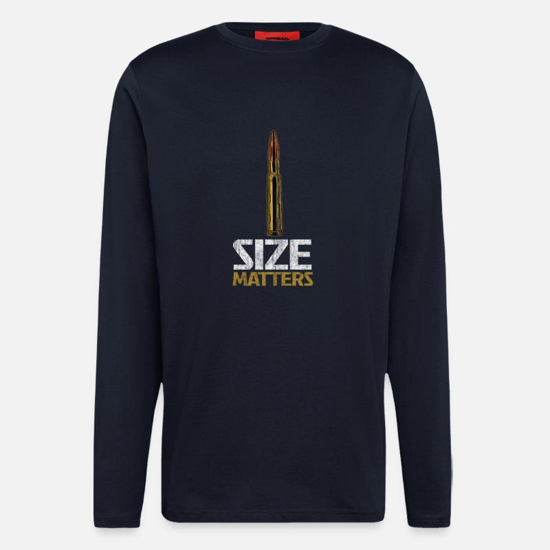 Munition mit starker Botschaft - Langarmshirt - made by SPREAD  - DARK NAVY
