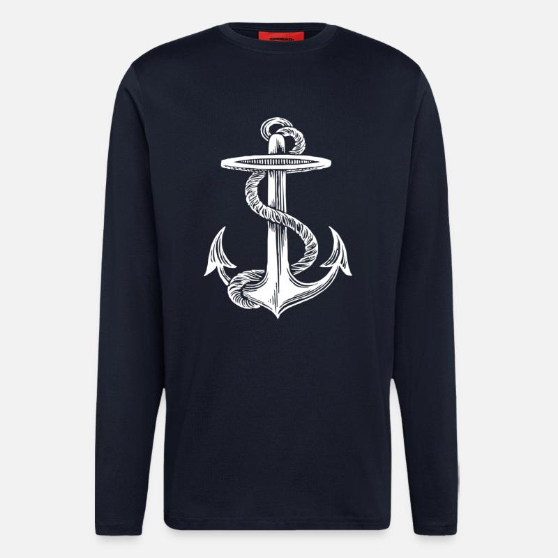 Anker - Langarmshirt - made by SPREAD  - DARK NAVY