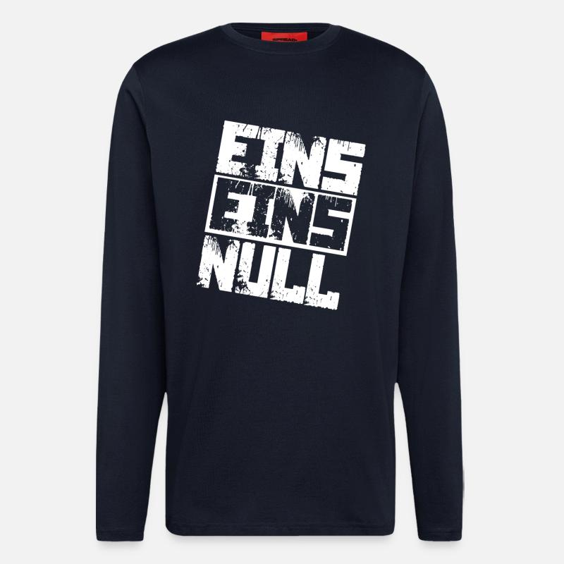 Polizei 110 Notruf - Langarmshirt - made by SPREAD - DARK NAVY