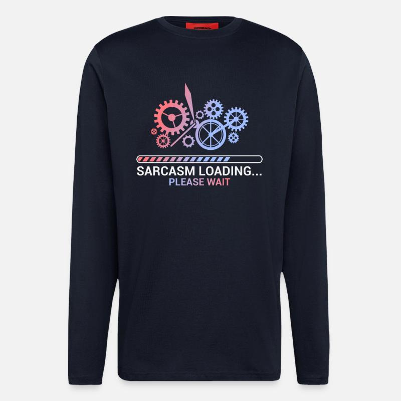 computer - Longsleeve - made by SPREAD  - DARK NAVY
