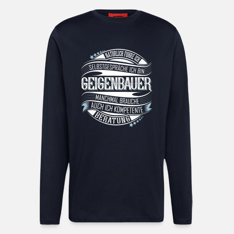 Geigenbauer - Langarmshirt - made by SPREAD  - DARK NAVY