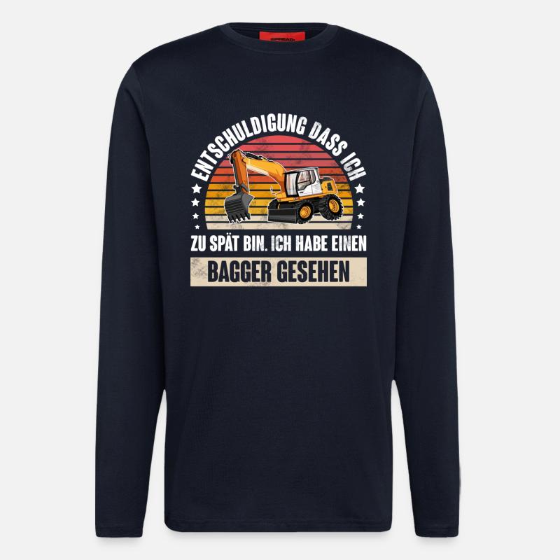 Bagger - Langarmshirt - made by SPREAD  - DARK NAVY