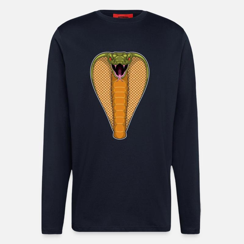 Cobra Snake - Longsleeve - made by SPREAD - DARK NAVY