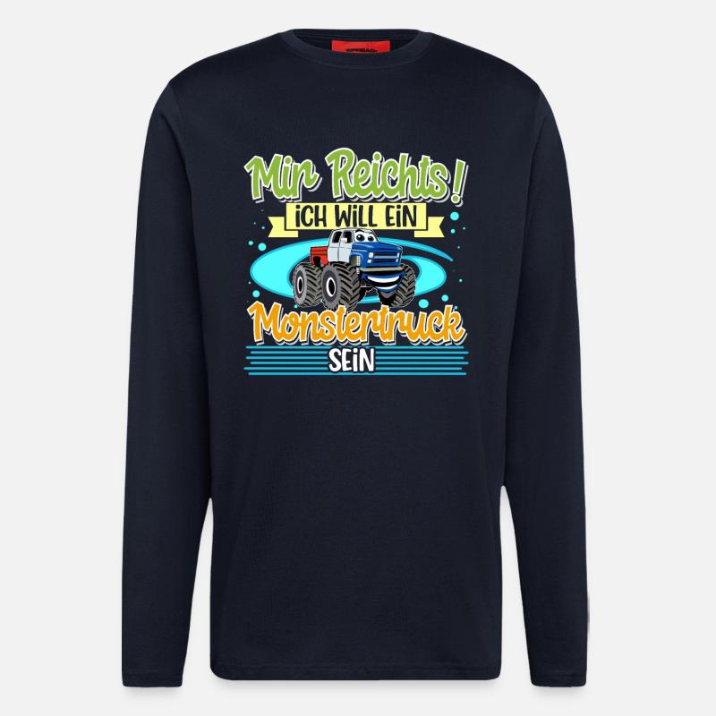 Monstertruck - Langarmshirt - made by SPREAD  - DARK NAVY