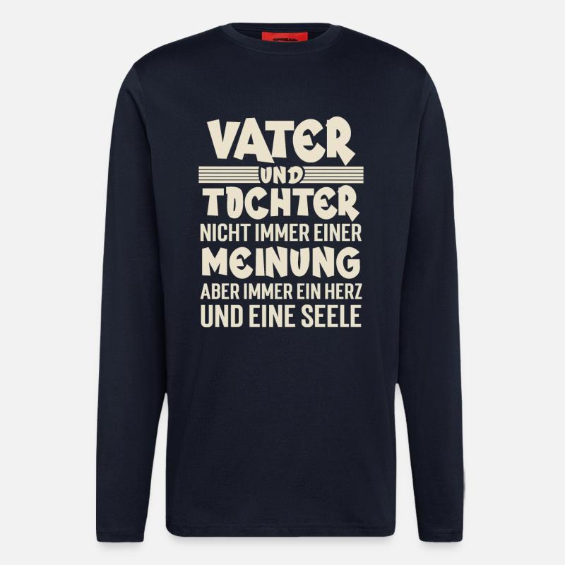 Vater Und Tochter - Langarmshirt - made by SPREAD  - DARK NAVY