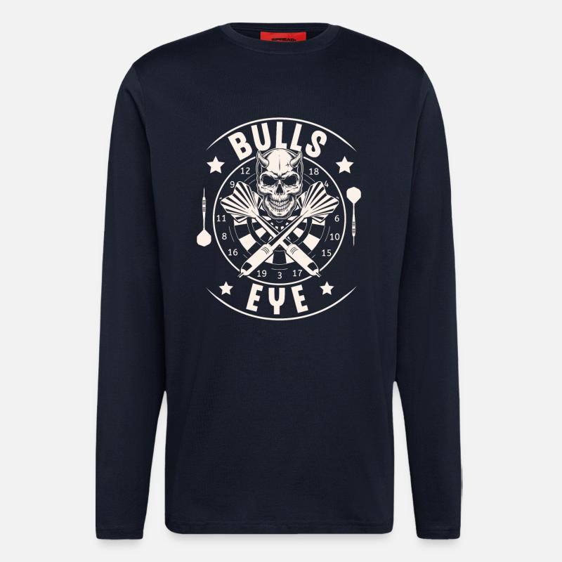 Dart Darten Darts - Langarmshirt - made by SPREAD - DARK NAVY