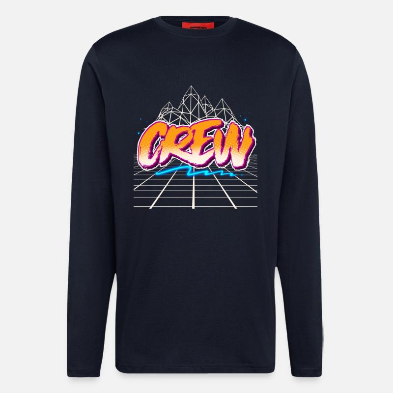 Crew - Langarmshirt - made by SPREAD  - DARK NAVY