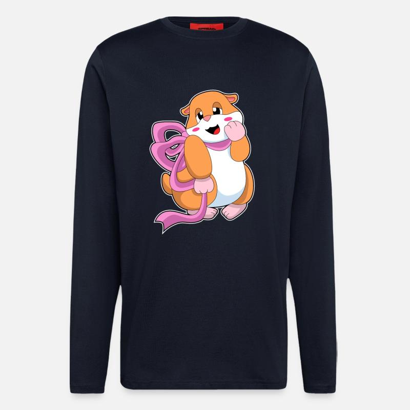 Hamster Bow - Longsleeve - made by SPREAD - DARK NAVY