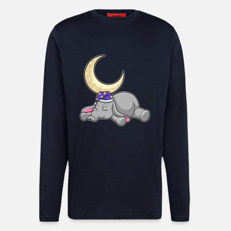 Elephant Moon - Longsleeve - made by SPREAD - DARK NAVY